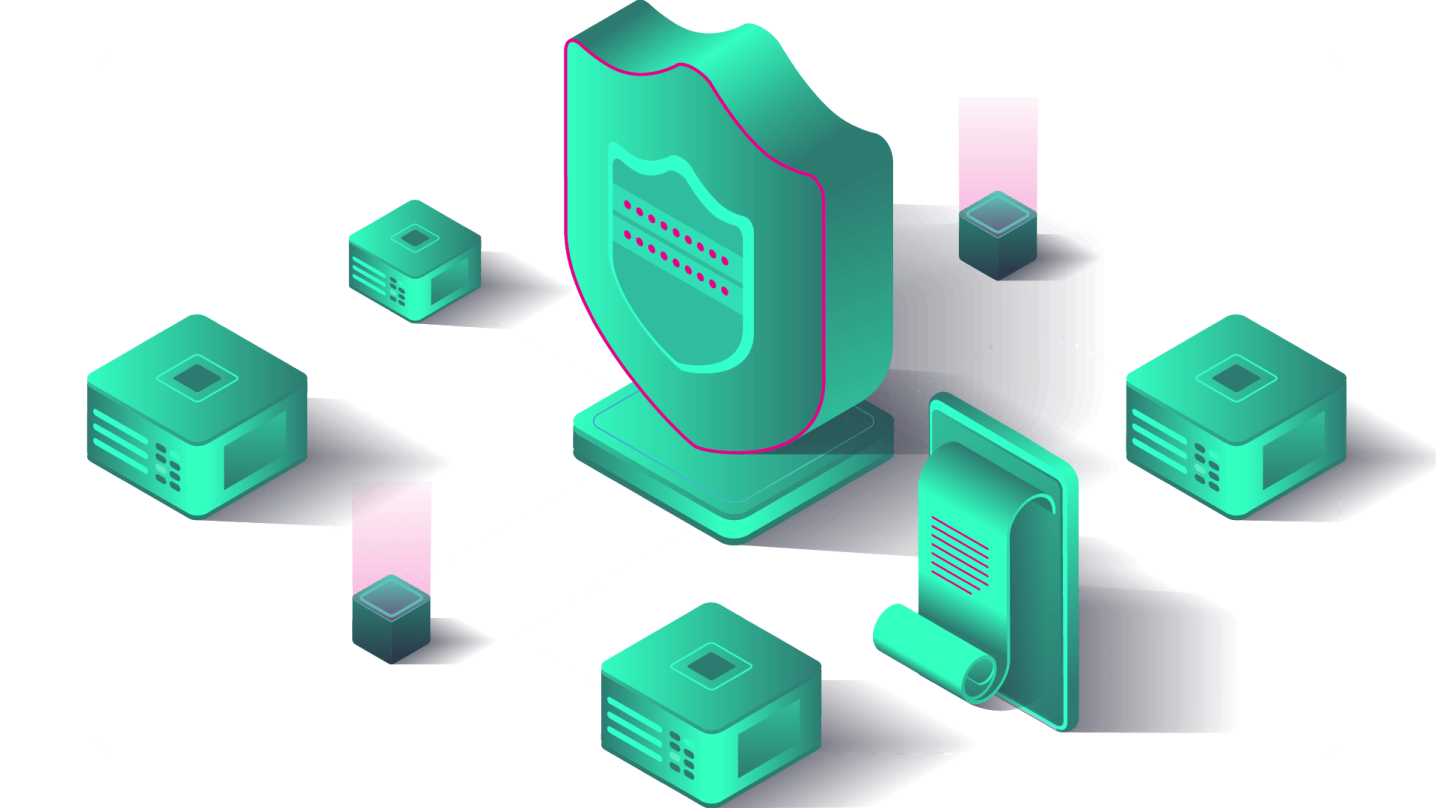 Illustration of embedded security and governance